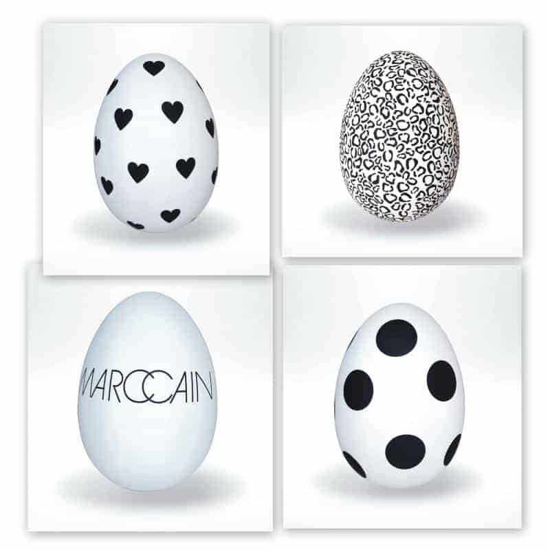 Ostereier 3 Wielkie jaja wielkanocne - dekoracja świąteczna