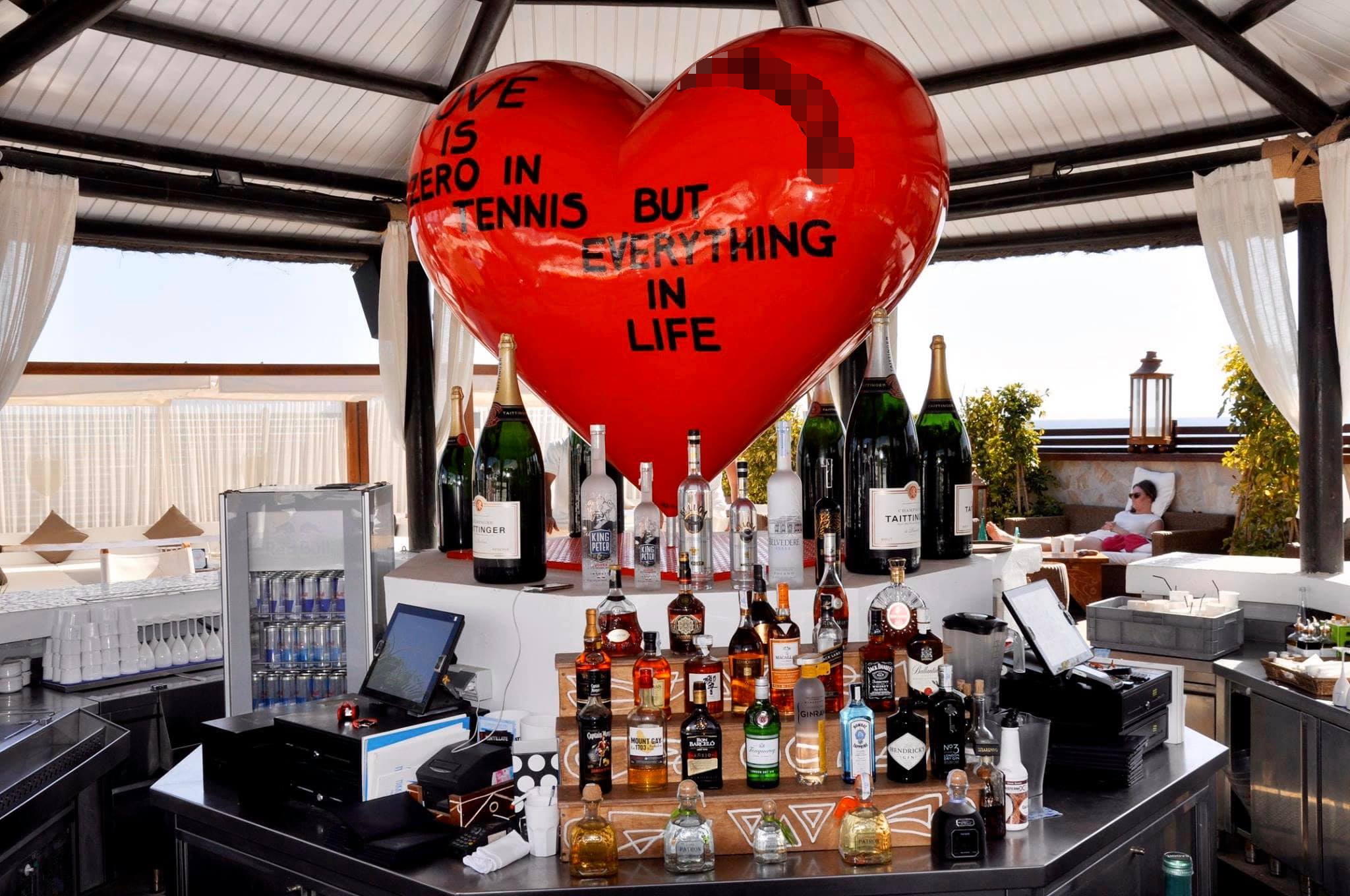 Deko Glasfaser Herz auf Stänger - Einfarbig 1 Figura dekoracyjna Serce duże, jednokolorowe