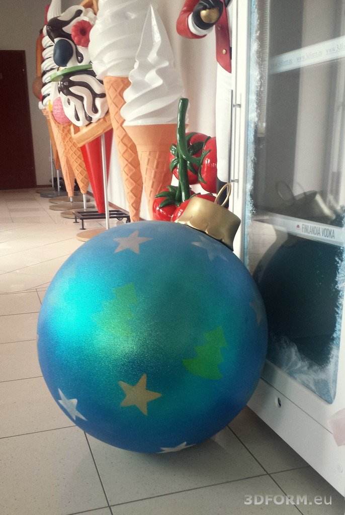 Riesige Weihnachtskugel Deko -Zahlen 4 Wielkie bombki choinkowe, dekoracja świąteczna