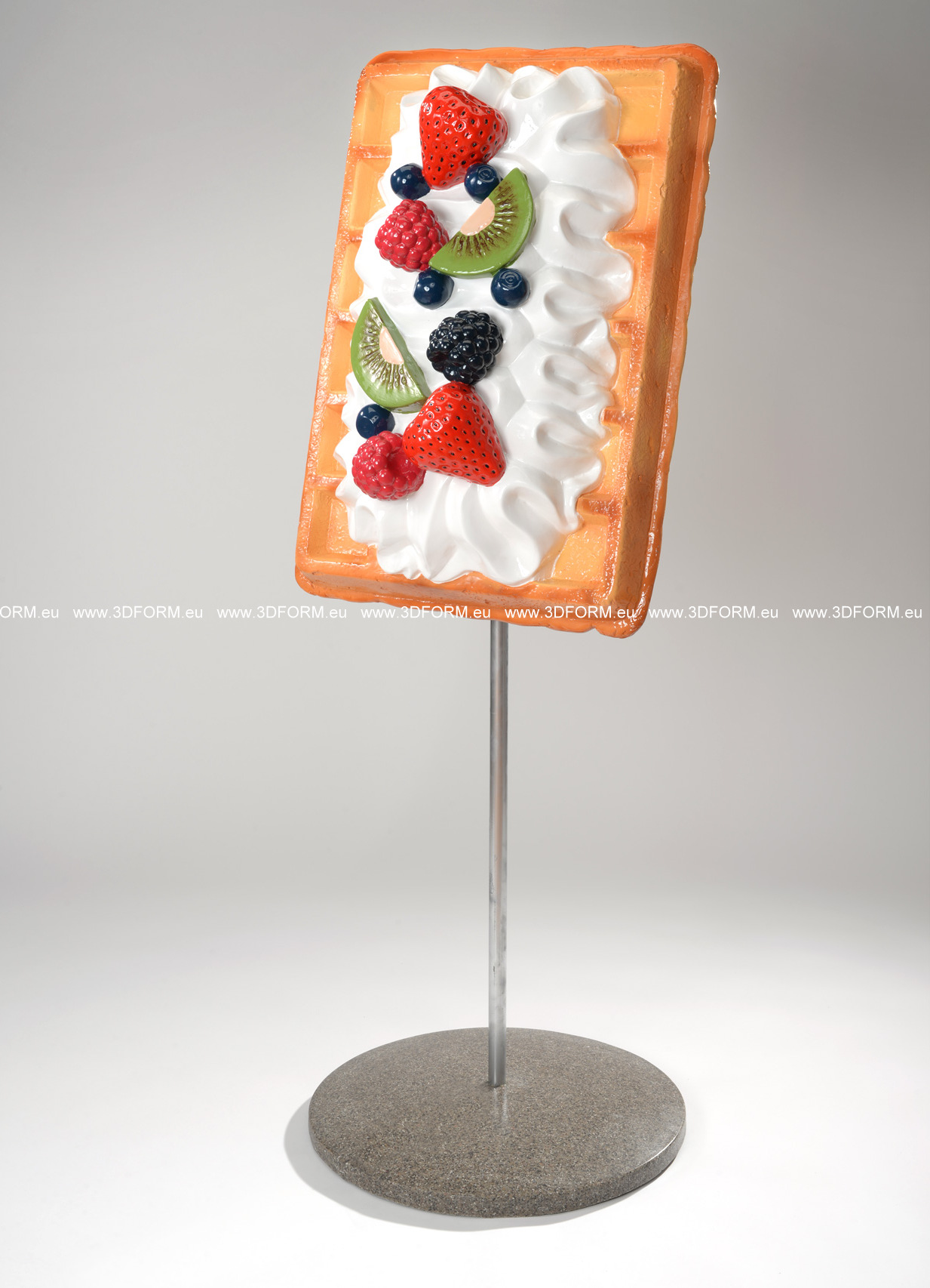 Werbewaffel 3 reklamowy gofr z owocami