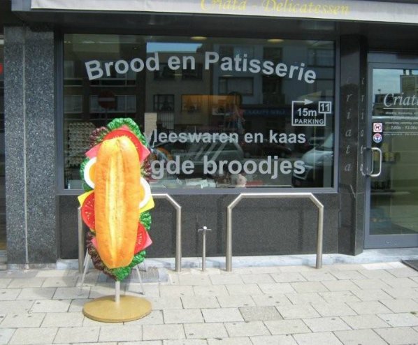 Belegts Sandwich/Brötchen Werbefigur 6 Reklamowa figura, Kanapka / sandwicz