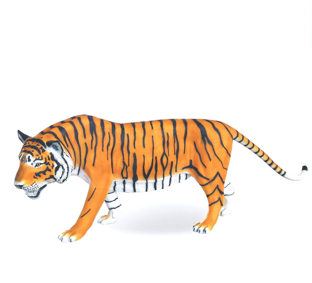 Lebensgroßer Tiger - Tierfigur aus Fiberglas 2 Figura dekoracyjno-użytkowa tygrys duży