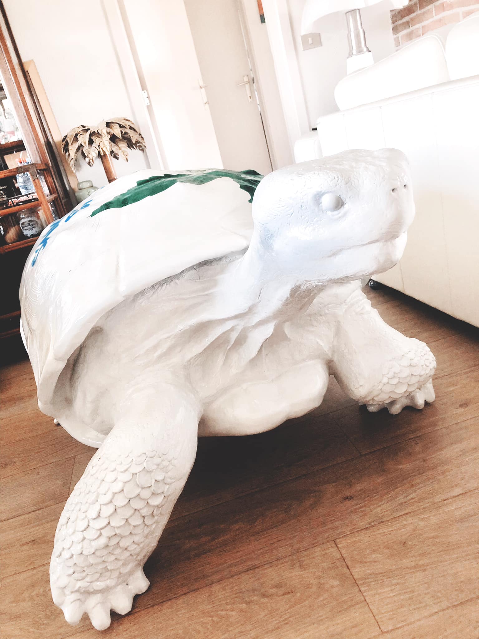 Galapagos-RIESENSCHILDKRÖTE DEKO GLASFASER-Figuren 1 Figura artystyczna i dekoracyjna - żółw słoniowy