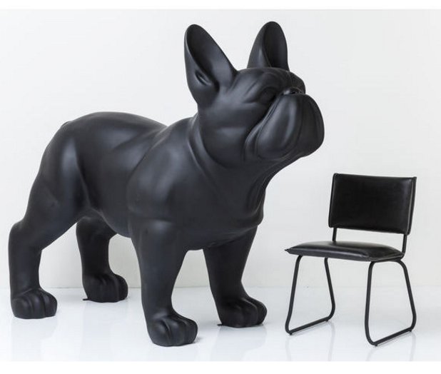 Überbroßer Französcher Bulldogge Welpe -Figuren - Einfarbig 3 Duży pies bulldog francuski - jednokolorowy.