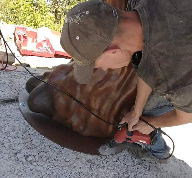 Lebensgroßes Mammut für den Freizeitpark 4 Mamut 400cm