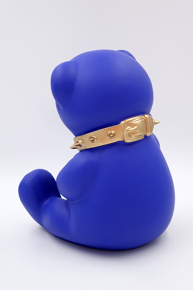 Teddybär H-31 cm - blau matt 2 Miś H-31 cm - niebieski mat