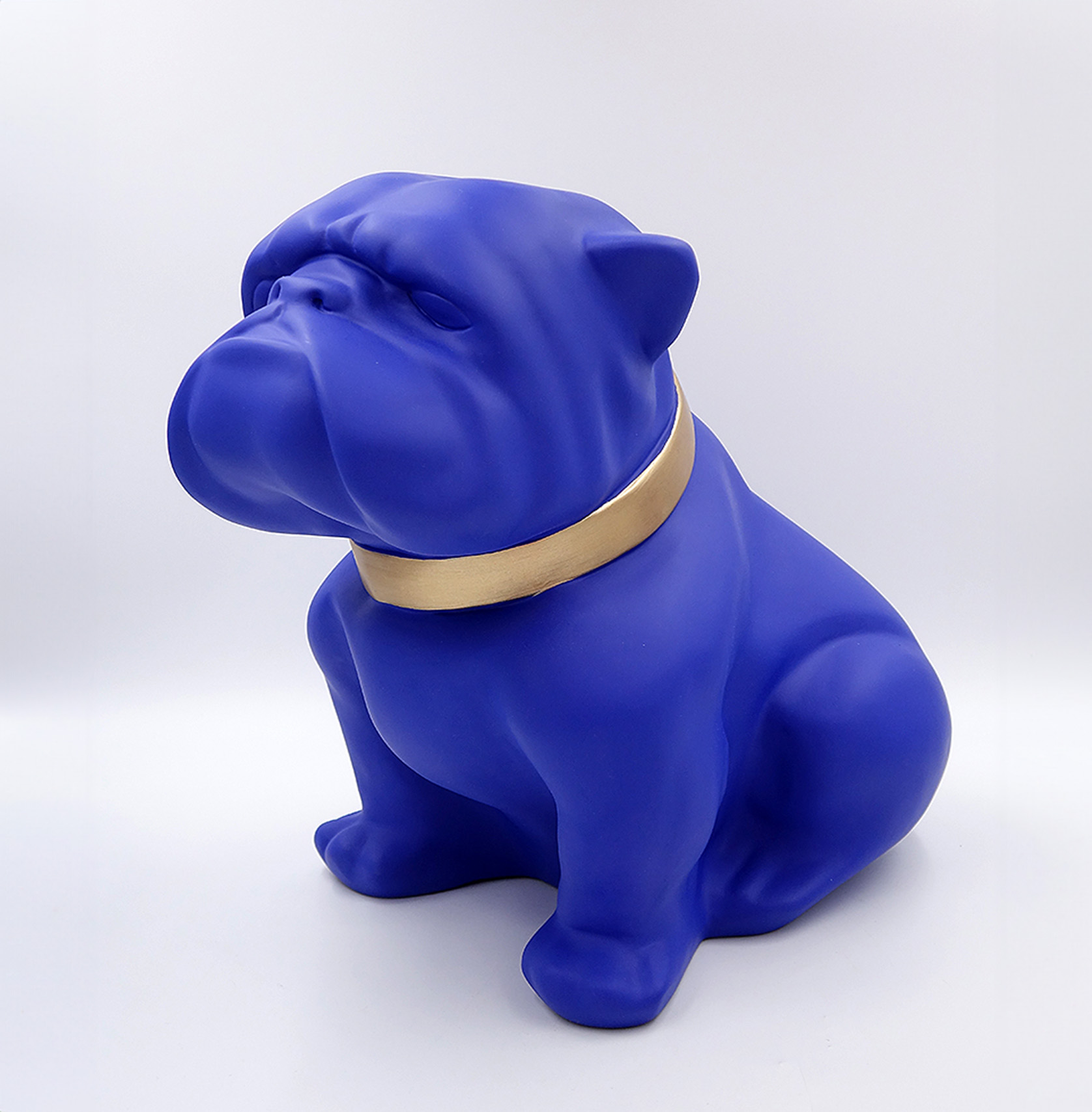 Bulldog Angelo 40cm Hund - Mattenmalerei 1 pies Bulldog Angelo 40cm - malowanie mat