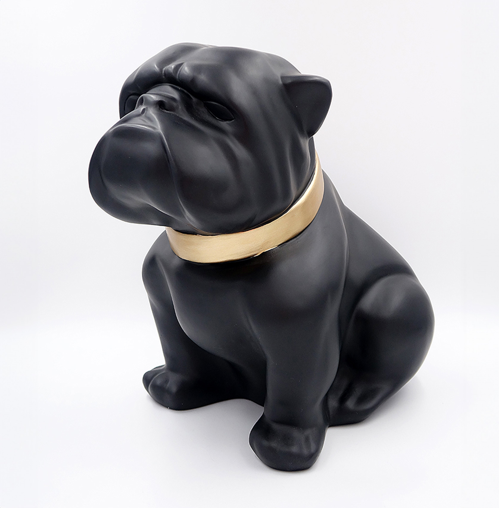 Bulldog Angelo 60 cm Hund - Mattenmalerei 1 pies Bulldog Angelo 60cm - malowanie mat