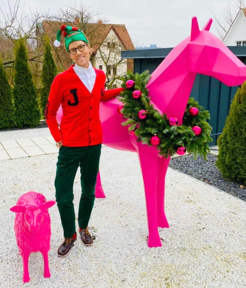 Duży koń geometryczny z laminatu - żółty 3 Duży koń geometryczny z laminatu - niebieski