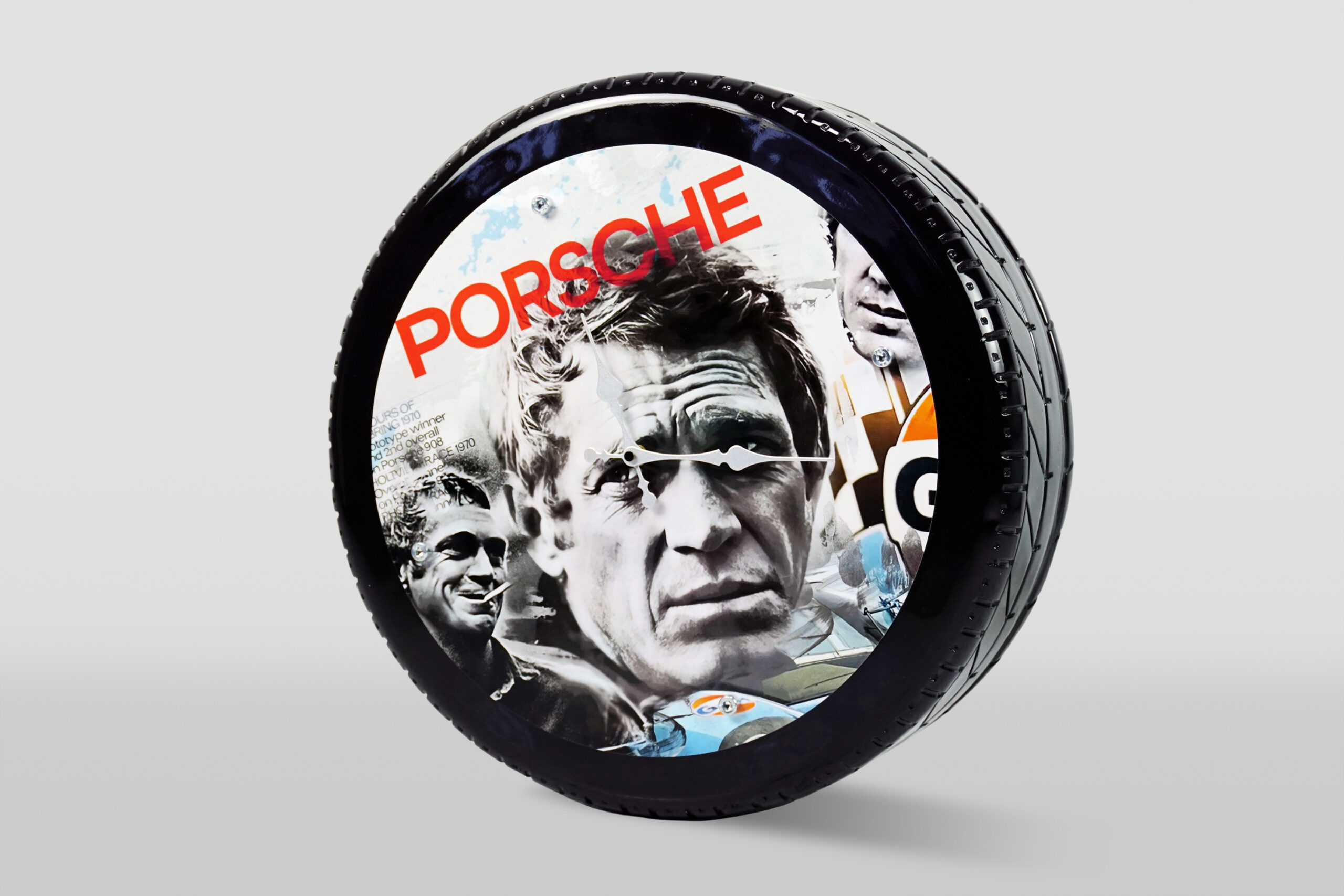 Designeruhr Reifen McQueen 1 Designerski zegar opona McQueen