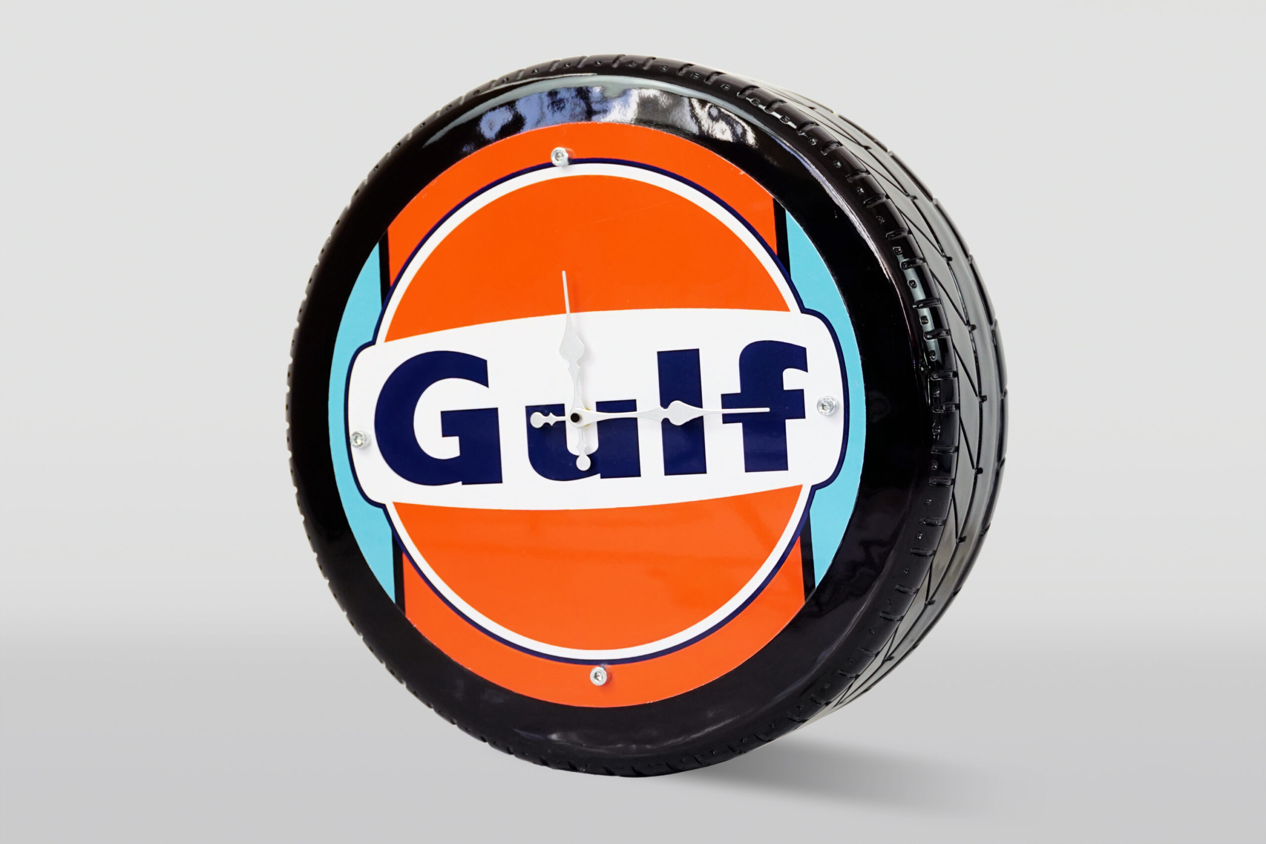 Designeruhr Gulf-Reifen 1 Designerski zegar opona Gulf