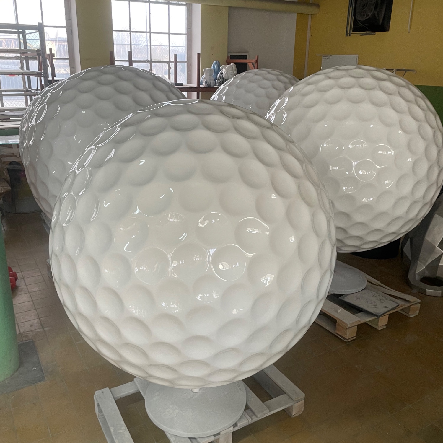 Großer Golfball 3 Wielka piłka golfowa