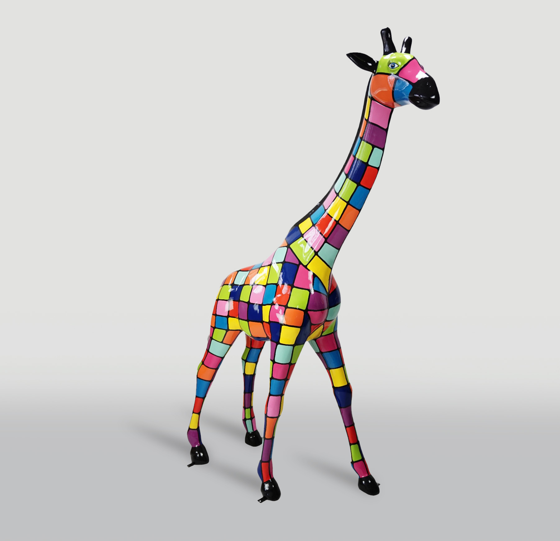 Large giraffe 230cm - Smartie version 1 Duża żyrafa 230cm wersja smartie
