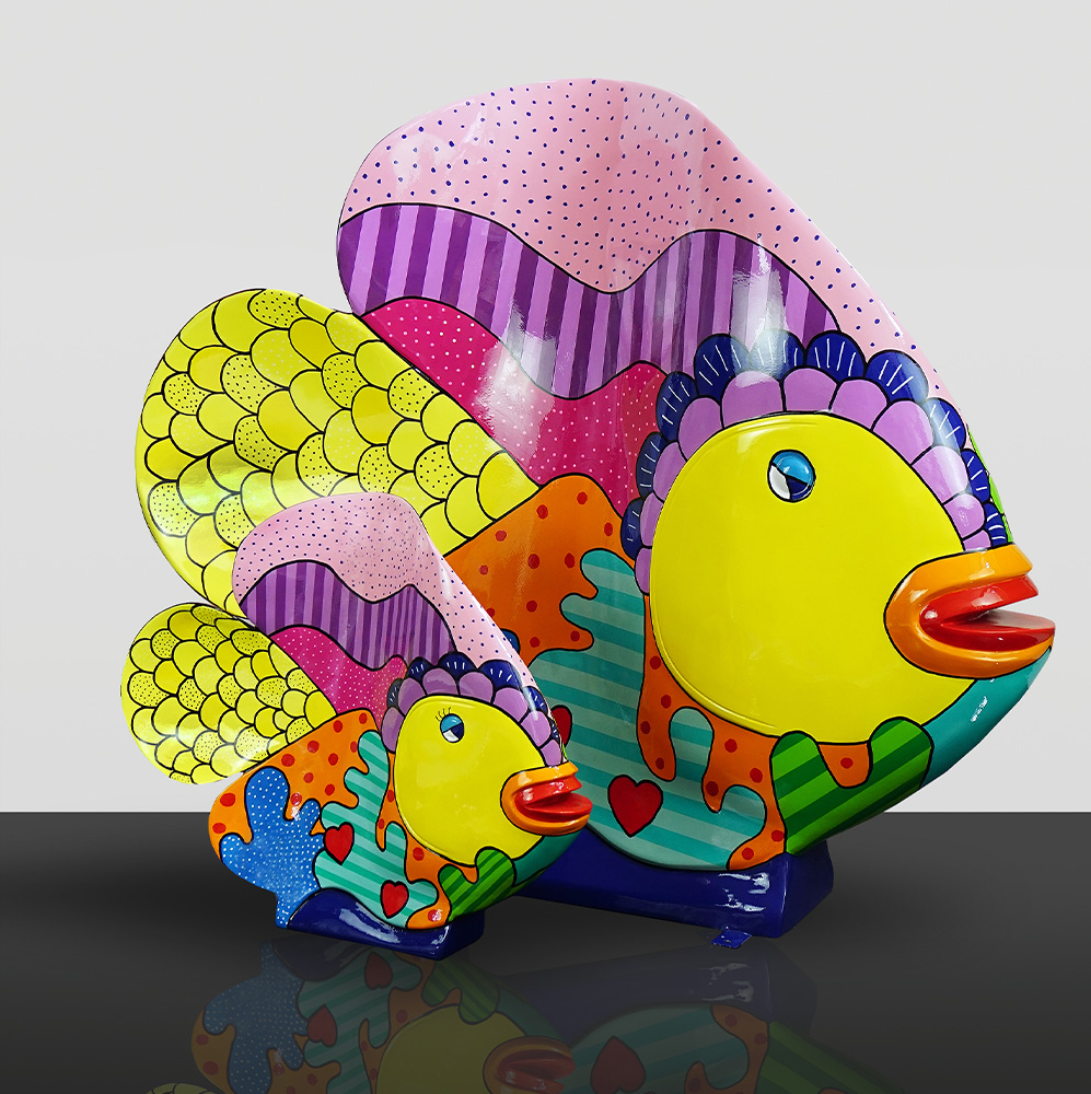 Außergewöhnliche Fisch-Figur Iskra 1 Wyjątkowa Figura Ryba Iskra