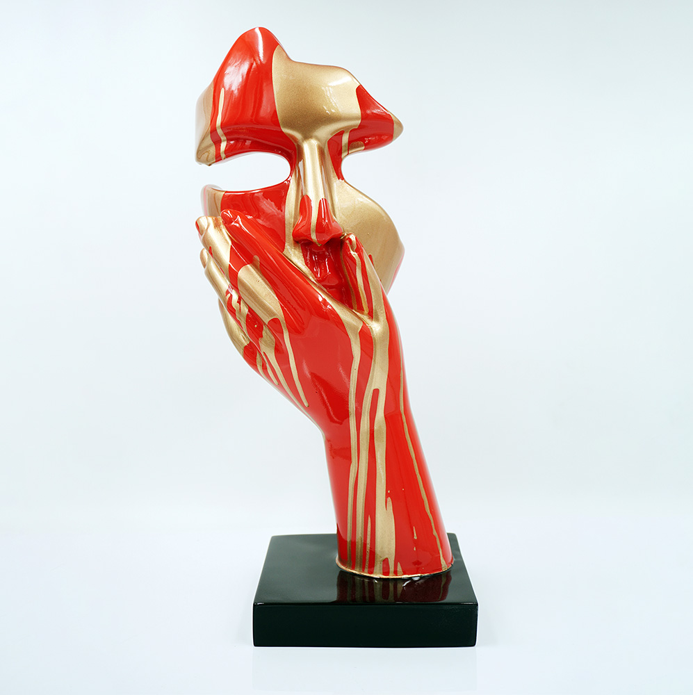 Kleine Maske auf Sockel - Motiv III 2 Kleine Maske auf Sockel - Motiv III – Bild 2