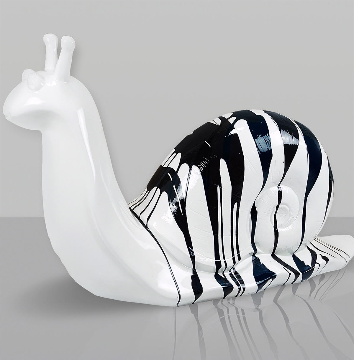 Dekorative Figur Großer Schnecke - Trash 3 Dekorative Figur Großer Schnecke - Trash – Bild 3