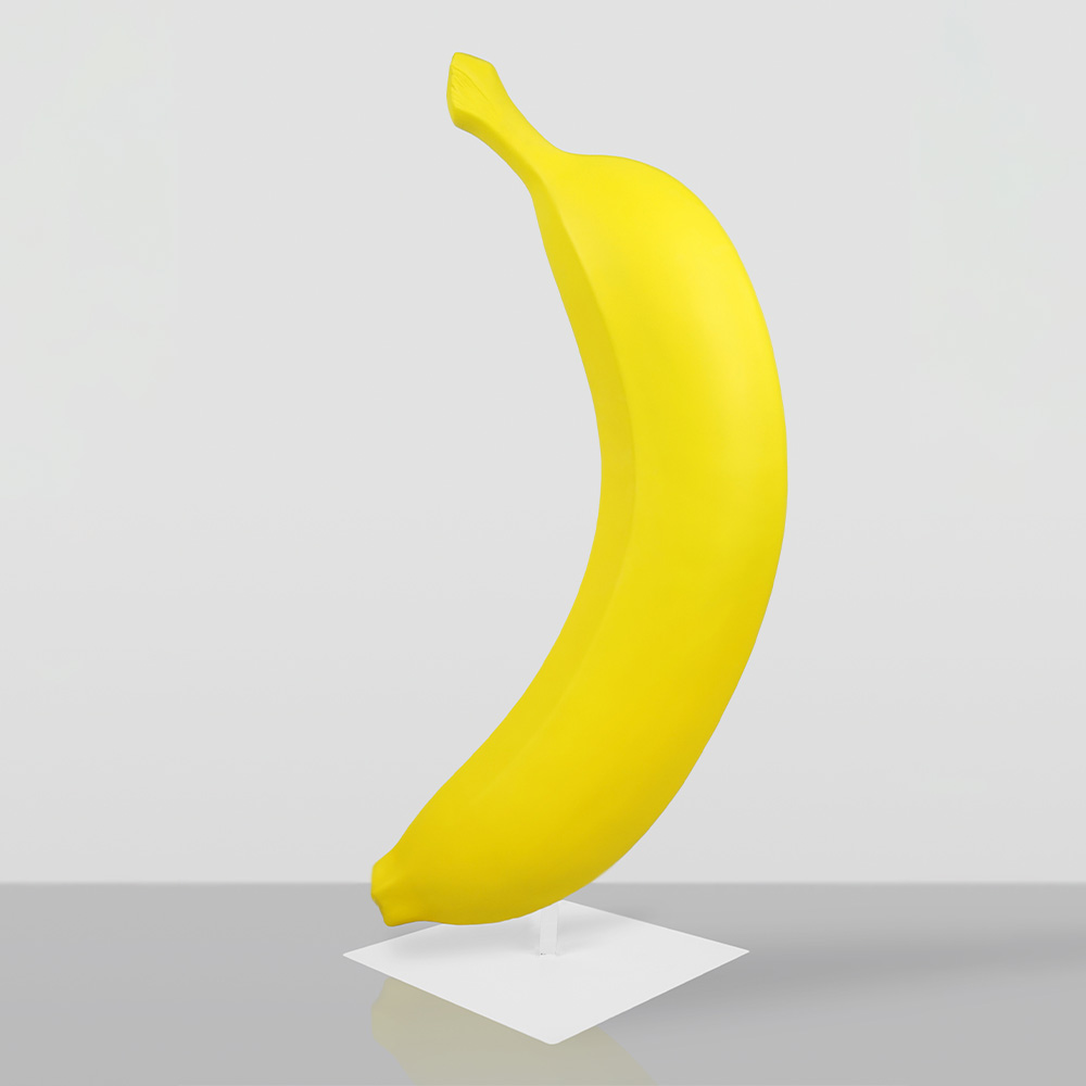 3D-Figur - Große Banane auf Sockel 1 3D-Figur - Große Banane auf Sockel