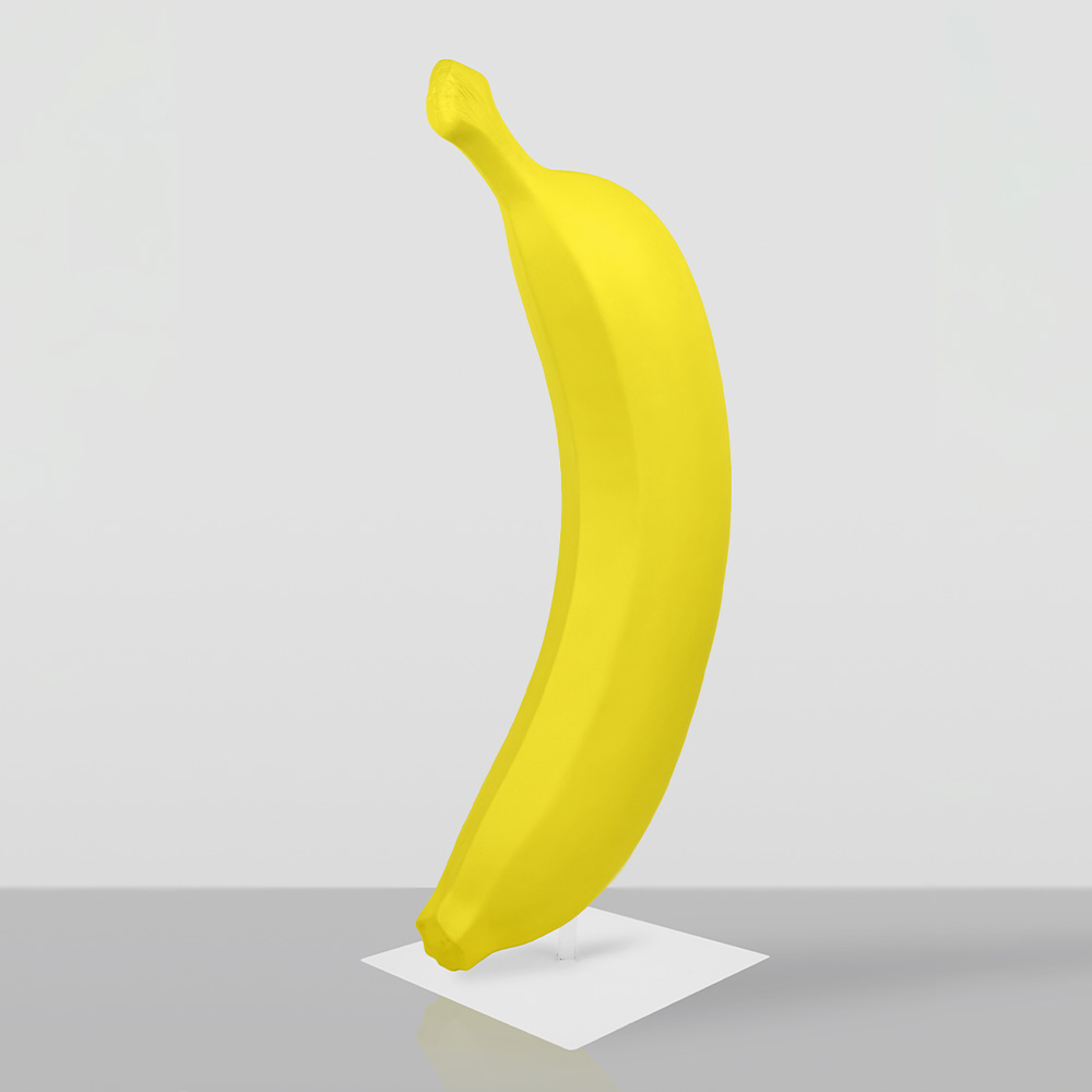 3D-Figur - Große Banane auf Sockel 2 3D-Figur - Große Banane auf Sockel – Bild 2
