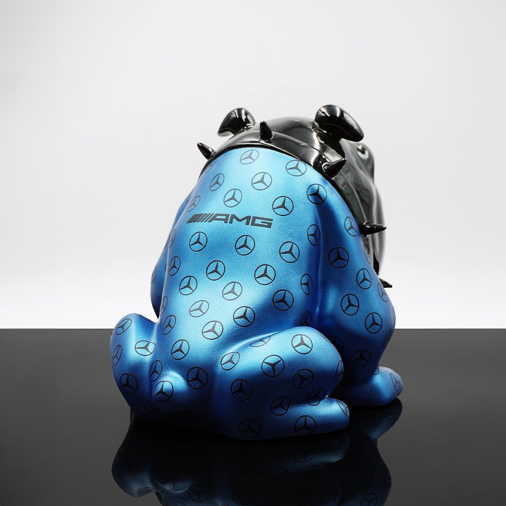 Exklusive Blaue Bulldogge-Figur AMG – Avella 22 2 Exklusive Blaue Bulldogge-Figur AMG – Avella 22 – Bild 2