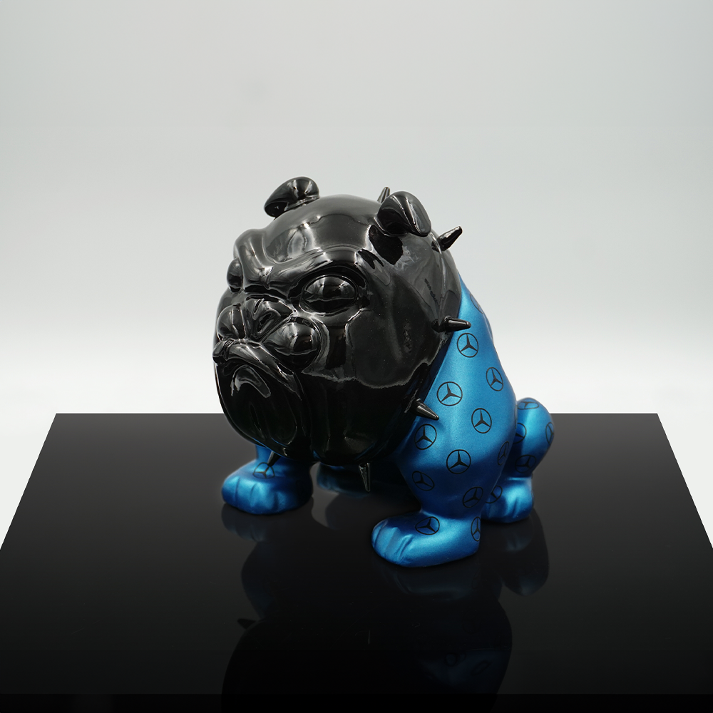 Exklusive Blaue Bulldogge-Figur AMG – Avella 22 1 Exklusive Blaue Bulldogge-Figur AMG – Avella 22