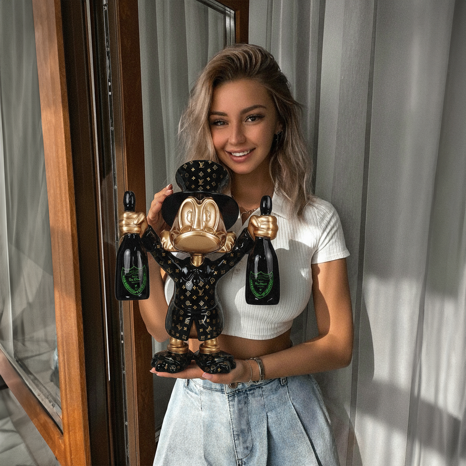 Dekorative Figur – Mini Dagobert Duck 1 Dekorative Figur – Mini Dagobert Duck